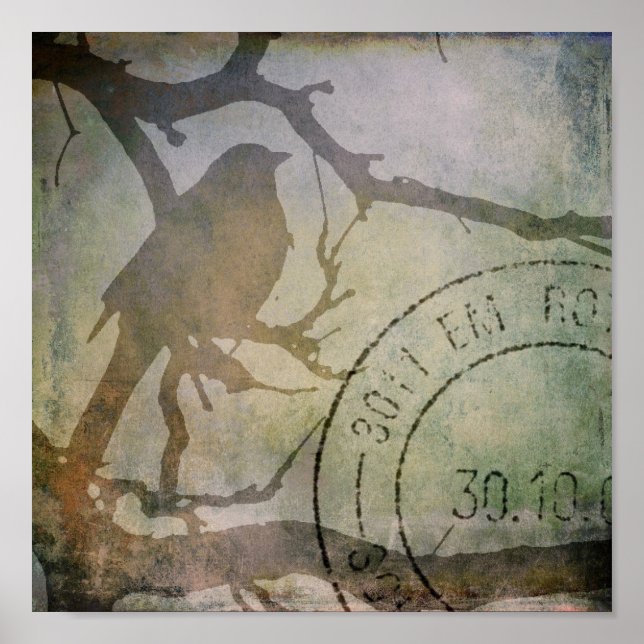 Poster Bird in A Branch 2 (Frente)