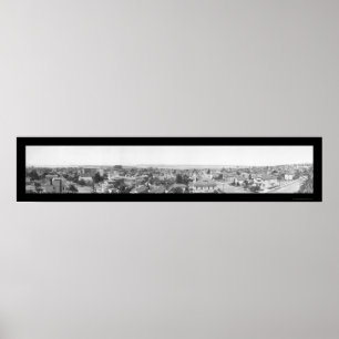 Poster Birdseye San Diego CA Foto 1908