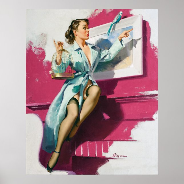 Poster Birdy Pin Up (Frente)