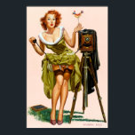 Pôster Birdy Pin Up<br><div class="desc">Vintage pinup.</div>