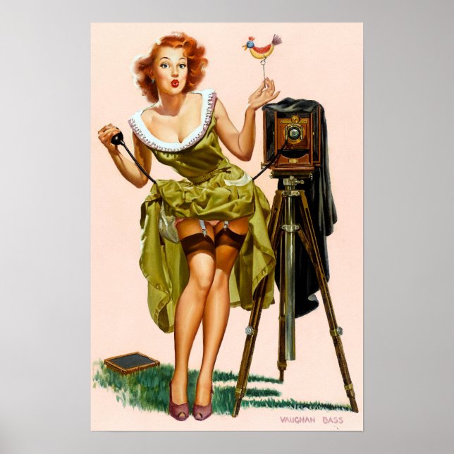 Pôster Birdy Pin Up (Frente)