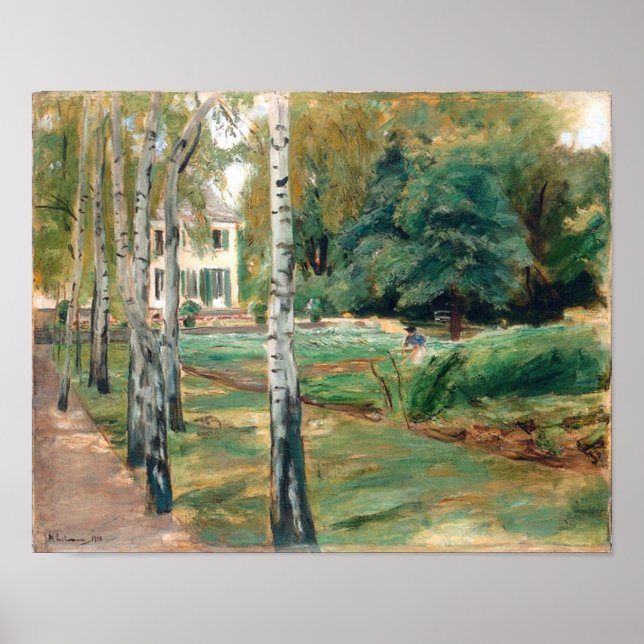 Poster Birkenallee im Wannseegarten (Frente)