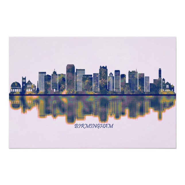 Pôster Birmingham Alabama (Frente)