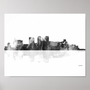 Pôster Birmingham Alabama Skyline
