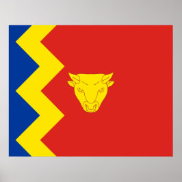 Poster Birmingham City Flag