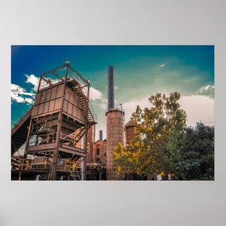 Poster Birmingham Sloss Furnace