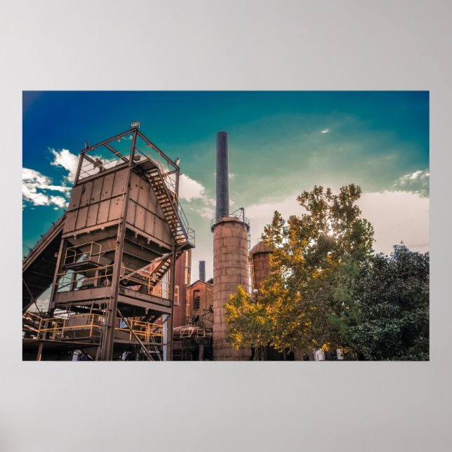 Poster Birmingham Sloss Furnace (Frente)