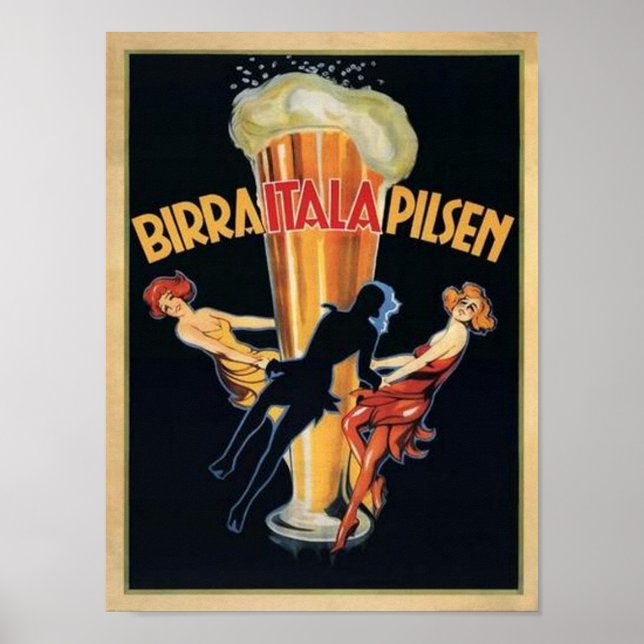 Poster Birra Itala Pilsen (Frente)