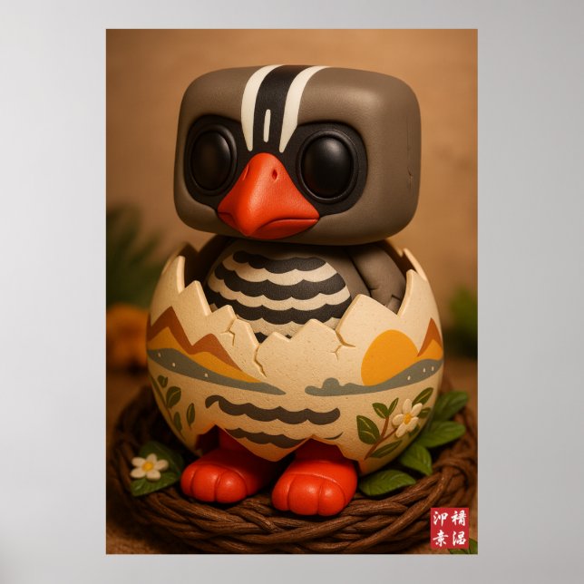 Poster Birth of Kagu. (Frente)