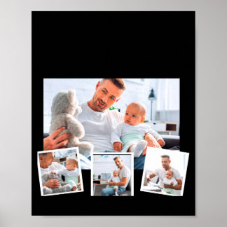 Poster Birthday Name Age Photo Collage 