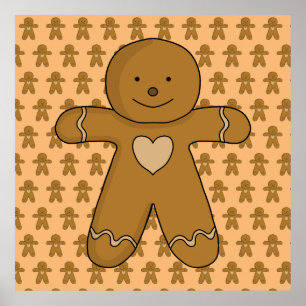 Poster Biscoito de Natal do GingerBread