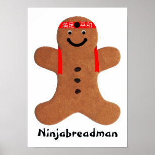 Poster Biscoito de Ninjabreadman (biscoito)