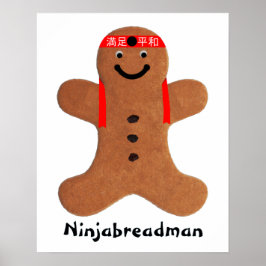 Poster Biscoito de Ninjabreadman (biscoito)