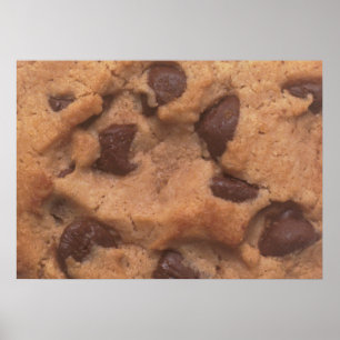 Poster Biscoito dos pedaços de chocolate