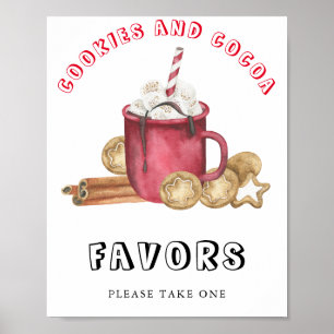 Poster Biscoitos de gengibre com sabores de cacau