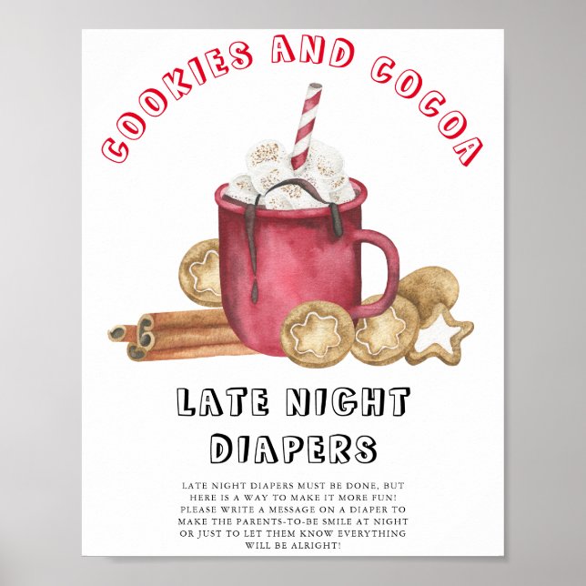 Poster Biscoitos de gengibre e fraldas de madrugada jogo  (Frente)