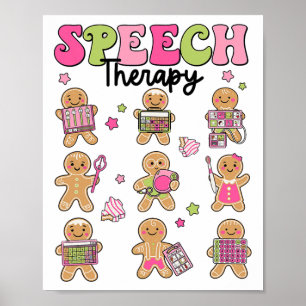 Poster Biscoitos de Gengibre Terapia da Fala Divertida Sl