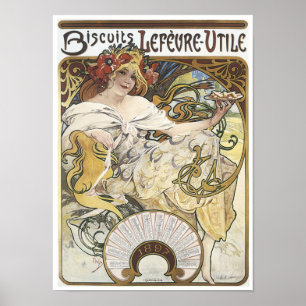 Poster Biscoitos Lefeure-1897