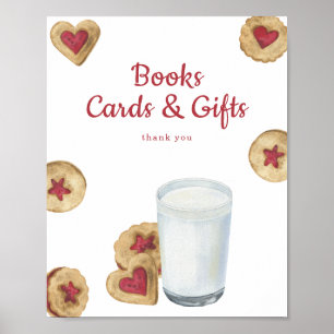 Poster Biscoitos Presentes de cartão de livros de festa d