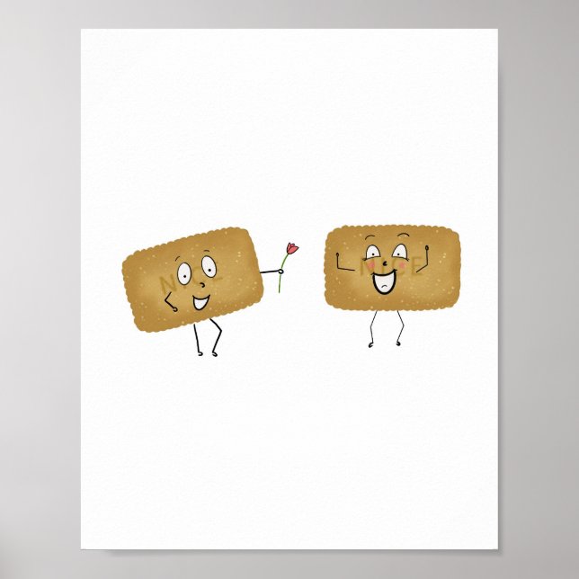 Poster Biscoitos temáticos, biscoitos fofos (Frente)