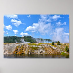 Poster Biscuit Basin, Parque Nacional Yellowstone
