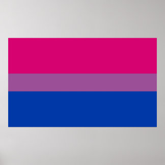 Poster Bisexual Pride Flag