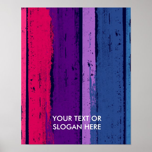 PÔSTER BISEXUAL PRIDE INK BAR (Frente)