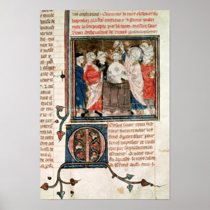 Poster Bishop do St. Remigius de Rheims