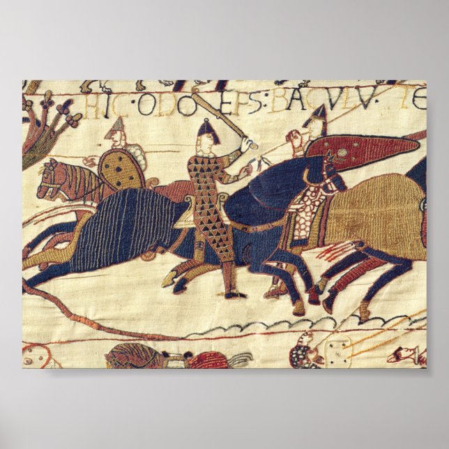 Poster Bishop Odo convocando o exército de Duke William (Frente)