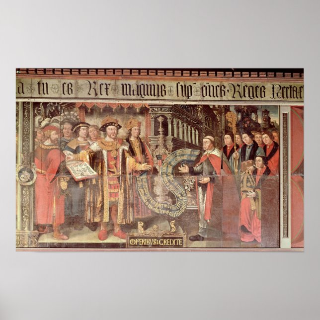 Poster Bishop Robert Sherburne com Henry VIII (Frente)