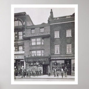 Poster Bishopsgate, "das construções históricas de