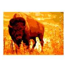 Bison Buffalo Trabalho de arte