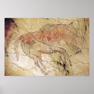Pôster Bison from the Caves at Altamira, c.15000 BC