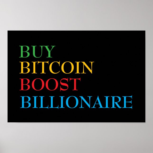 Poster Bitcoin Cripto (Frente)