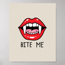 Poster Bite me 