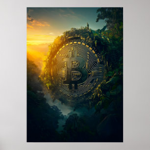 Poster Bitmoney na selva