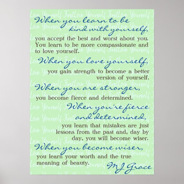 Poster BK2YS | "Ame-Se Primeiro" (Frente)