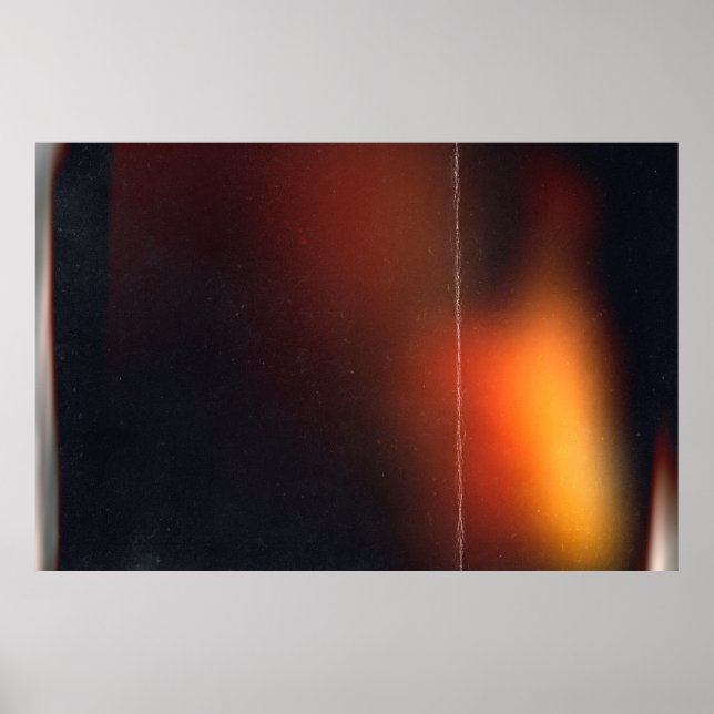 Poster Black abstract background. Photo effect. Retro fil (Frente)