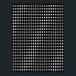 Poster Black abstract pattern<br><div class="desc">Black and white abstract pattern</div>