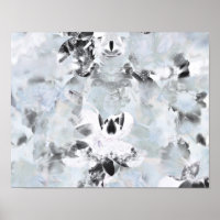 Black and white luxurious abstract modern art