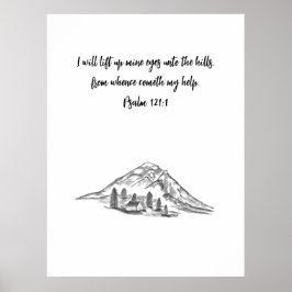 Poster Black and White Sketches on Motto