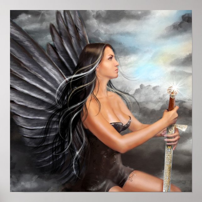 Poster Black Angel (Frente)