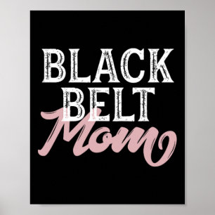 Poster Black Belt Mãe