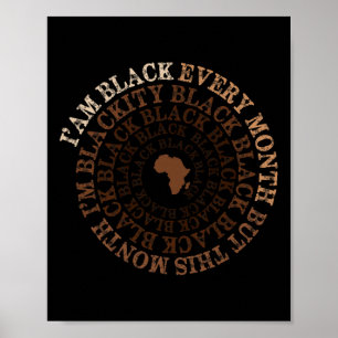 Poster Black Black History Month Celebrati