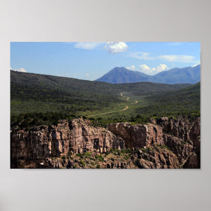 Pôster Black Canyon Road no Colorado