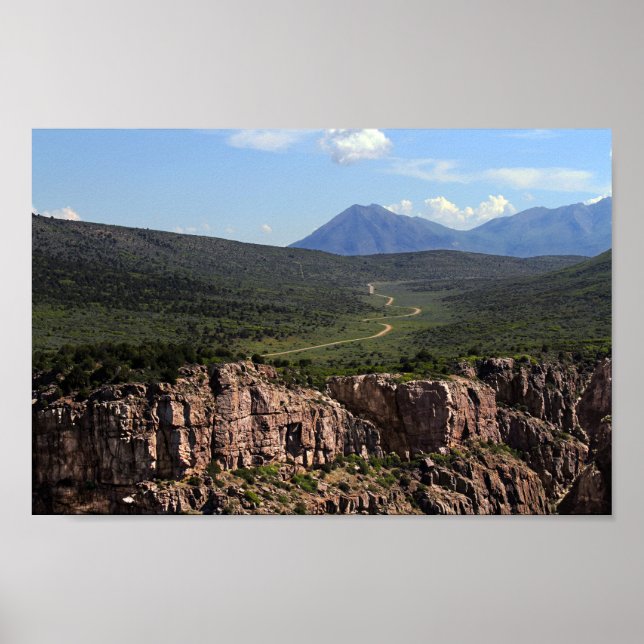 Pôster Black Canyon Road no Colorado (Frente)