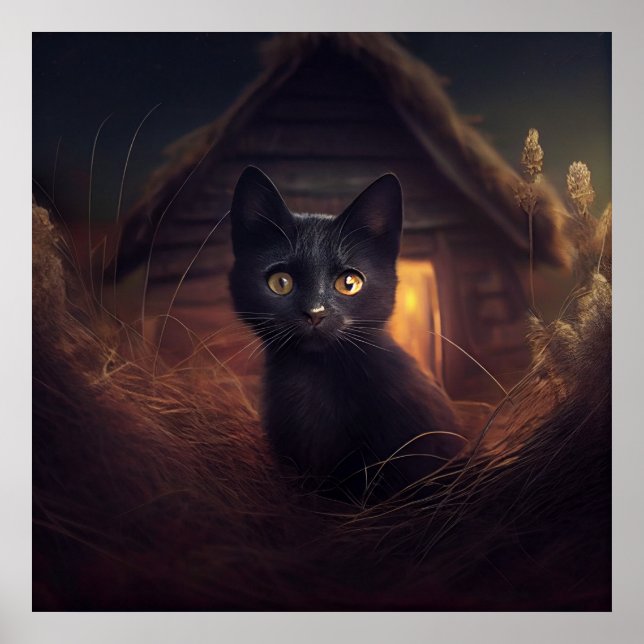 Poster Black Cat (Frente)