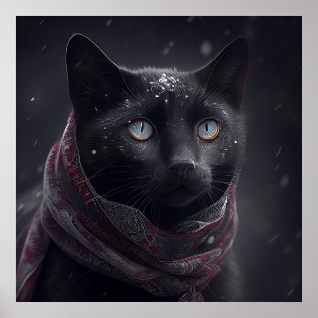 Poster Black Cat (Frente)