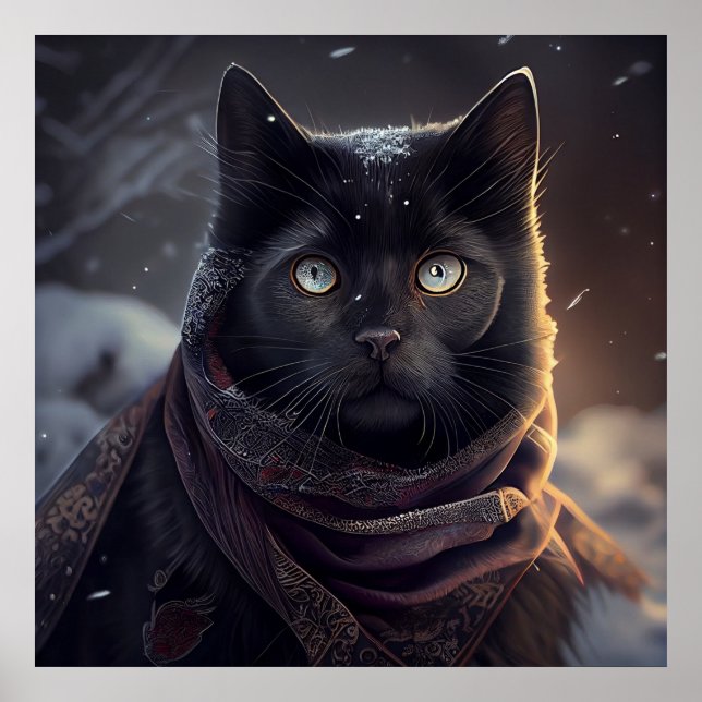 Poster Black Cat (Frente)