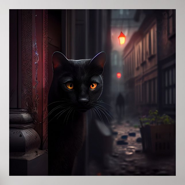 Poster Black Cat (Frente)